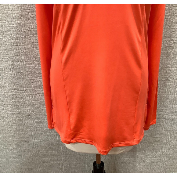 The American Outdoorsman Sun Protection Top Orange sz S Long Sleeve NWT - Picture 2 of 5